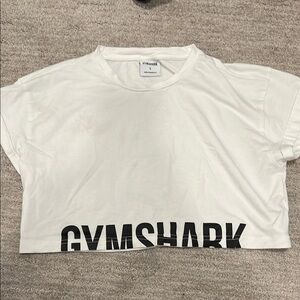 Gymshark White Crop Top
